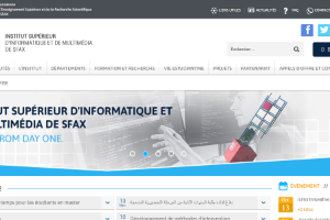 Higher Institute of Computer Science and Multimedia of Sfax Website