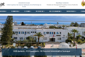 Higher Institute of Applied Science and Technology of Sousse Website