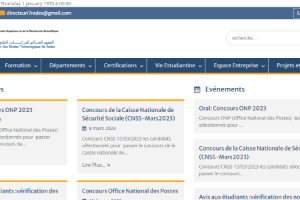 Higher Institute of Technological Studies of Radès Website