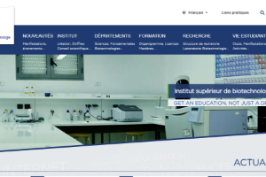 Higher Institute of Biotechnology of Sidi Thabet Website