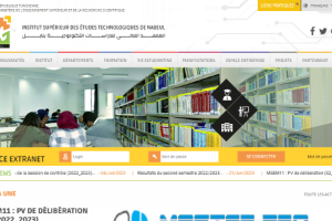 Higher Institute of Technological Studies ISET Nabeul Website