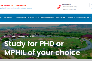 Zimbabwe Ezekiel Guti University Website