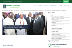 Veritas University Website