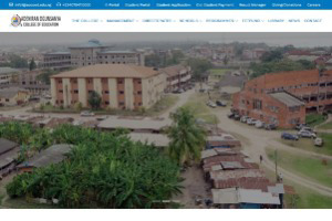 Adeniran Ogunsanya College of Education Website