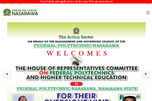 Federal Polytechnic Nasarawa Website