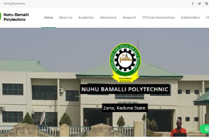 Nuhu Bamalli Polytechnic Website