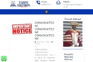 St Augustine College of Education Website