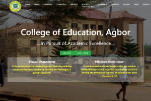 College of Education Agbor Website