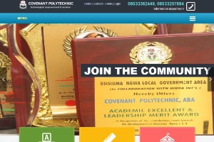 Covenant Polytechnic Aba Website