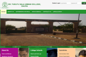 Yusufu Bala Usman College of Legal and General Studies Website