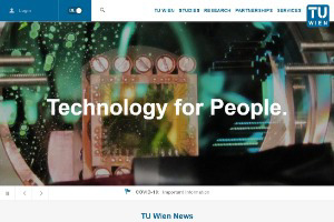 Technical University of Vienna Website