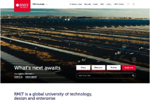 RMIT University Website
