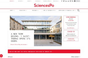Paris Institute of Political Studies Website