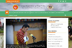 Royal University of Bhutan College of Natural Resources Website