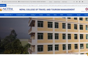 Nepal College of Travel and Tourism Management Website
