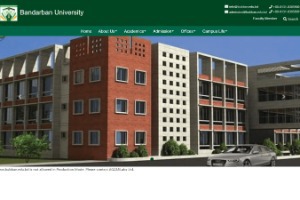 Bandarban University Website