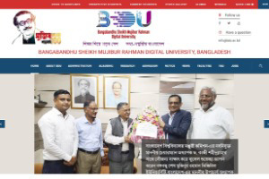 Bangabandhu Sheikh Mujibur Rahman Digital University Website