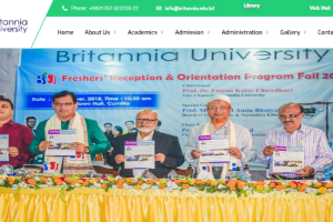 Britannia University Website