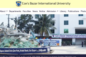 Cox's Bazar International University Website