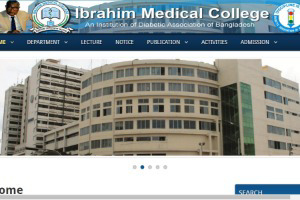 Ibrahim Medical College Website