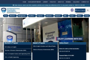 International Standard University Website
