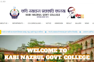 Kabi Nazrul Government College Website