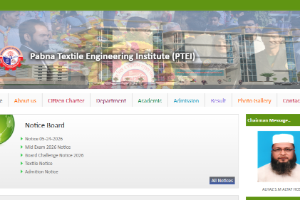 Pabna Textile Engineering College Website