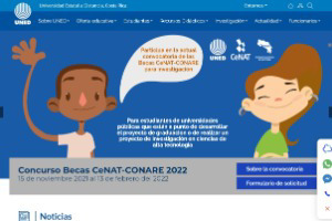 Universidad Estatal a Distancia Costa Rica Website