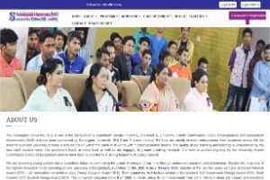 Sonargaon University Website