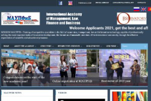 International Academy of Management, Law, Finance and Business Website