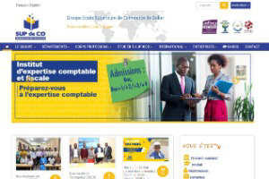 Dakar School of Commerce Website