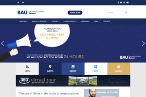 BAU International University Website