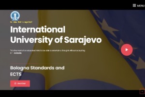 International University of Sarajevo Website