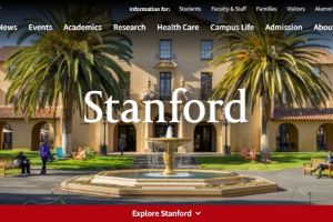 Stanford University Website
