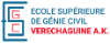 École Supérieure de Génie Civil Verechaguine Logo École Supérieure de Génie Civil Verechaguine Logo