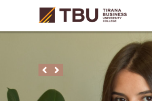 Tirana Business University College Website