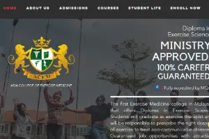 Asia College of Exercise and Sports Medicine Website