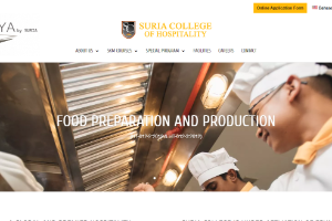 Suria College of Hospitality Website