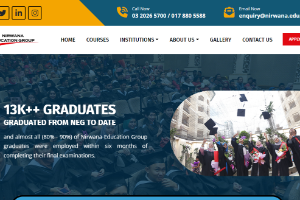 Nirwana College Website