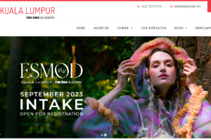 ESMOD Kuala Lumpur Website
