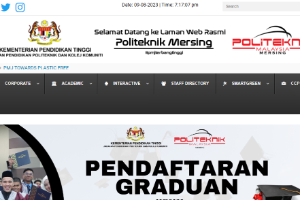 Politeknik Mersing Johor Website