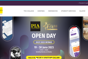 PIA College Ipoh Website