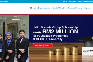 Meritus University Website