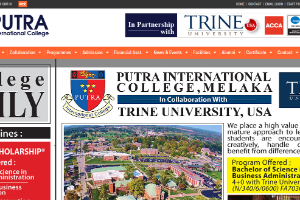 Putra International College Website
