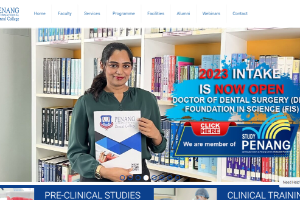 Penang International Dental College Website
