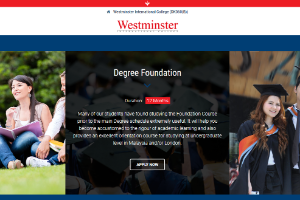 Westminster International College Malaysia Website