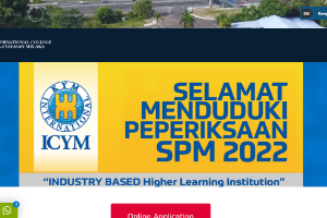 International College of Yayasan Melaka Website