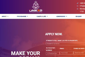 Unikop College Website
