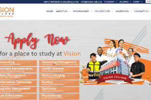 Vision College Website