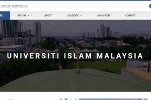 Universiti Islam Malaysia / Islamic University of Malaysia Website